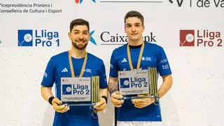 Boronat i Ibiza es coronen com a campions de la Lliga CaixaBank de raspall Pro2 a Xeraco