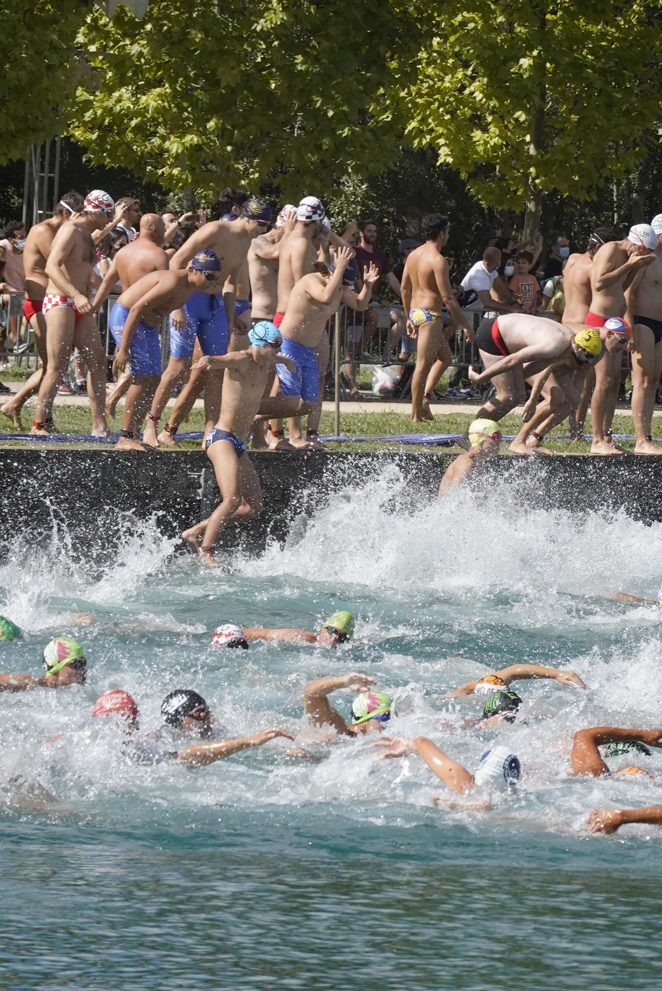 Gil i Galo es coronen a la Travessia de l'Estany de Banyoles