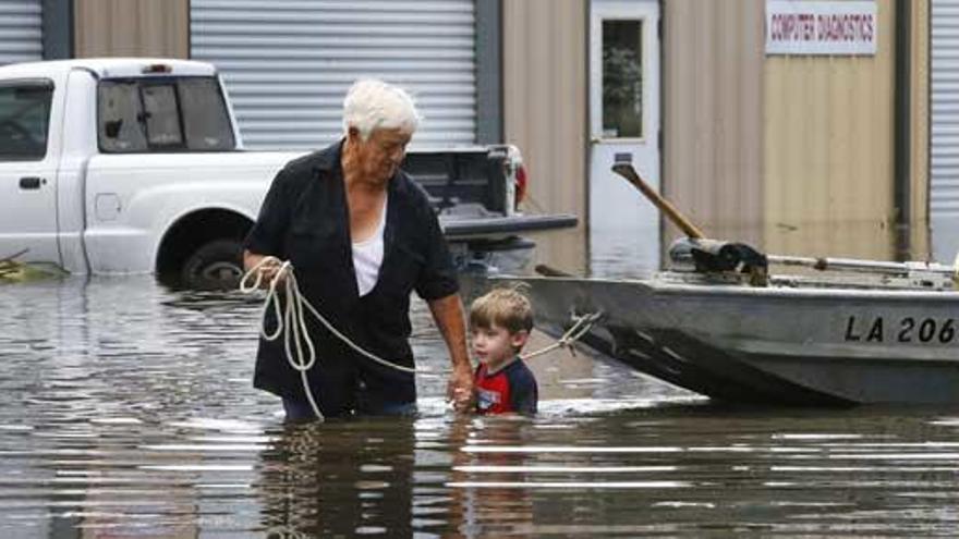 Las inundaciones dejan numerosos desplazados.