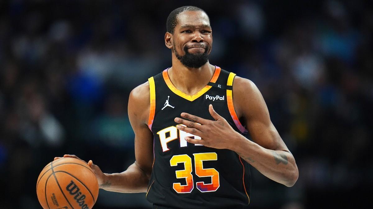 Kevin Durant, con los Phoenix Suns en la NBA