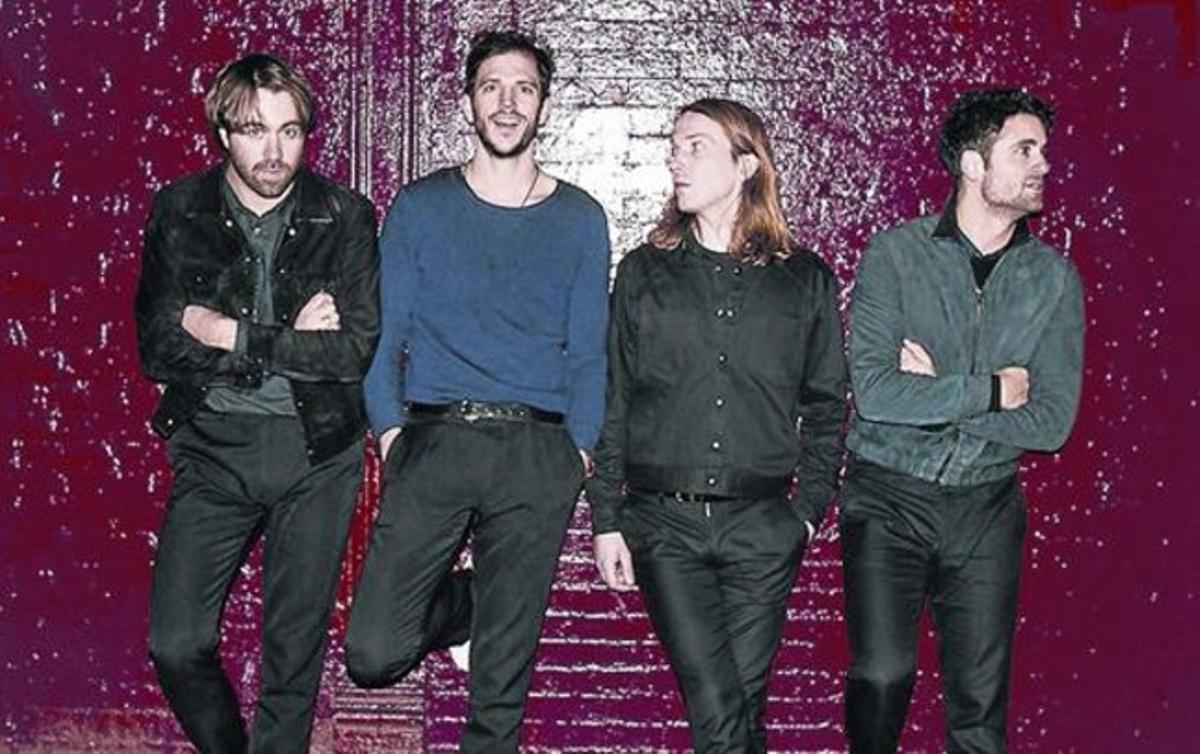The Vaccines, en una imatge promocional, amb Justin Young primer per l’esquerra. The Vaccines, en una imatge promocional, amb Justin Young primer per l’esquerra.