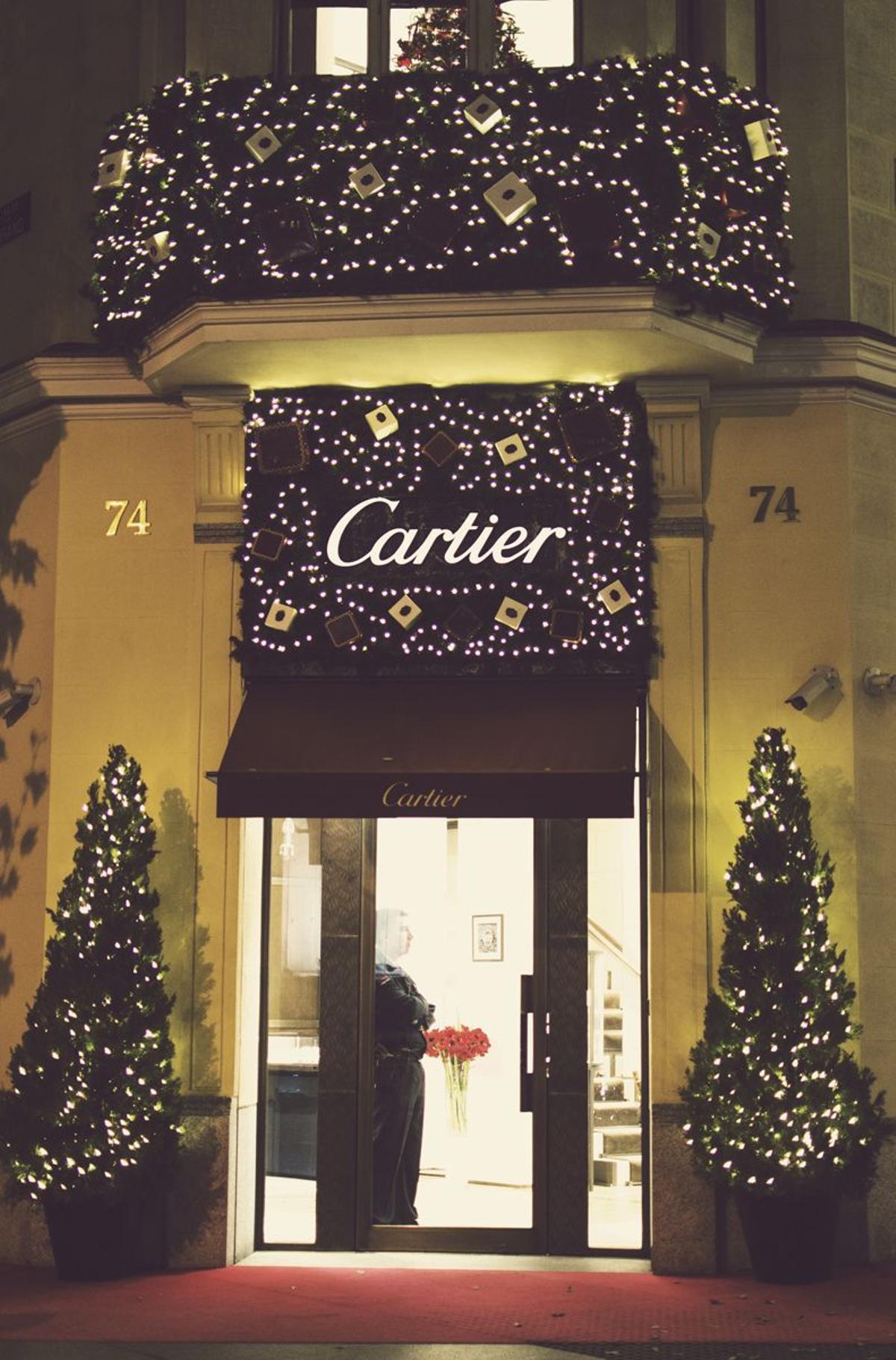 Navidad 2015: fachada de Cartier