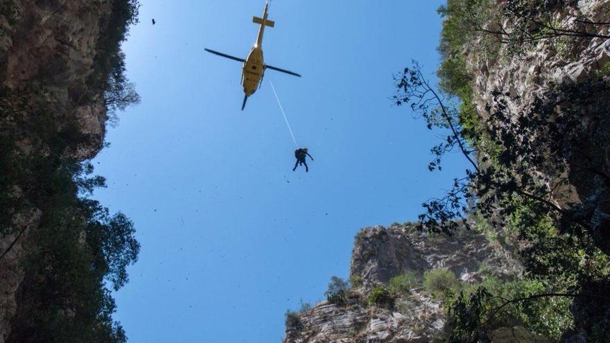 Un excursionista de 14 años sufre un golpe de calor en la Serra de Segària de Ondara