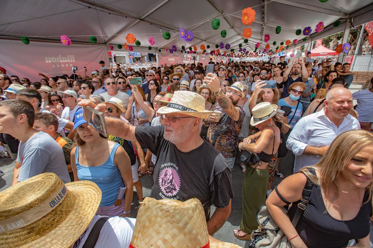 Segundo día de mascletá, pirotecnia Reyes Martí