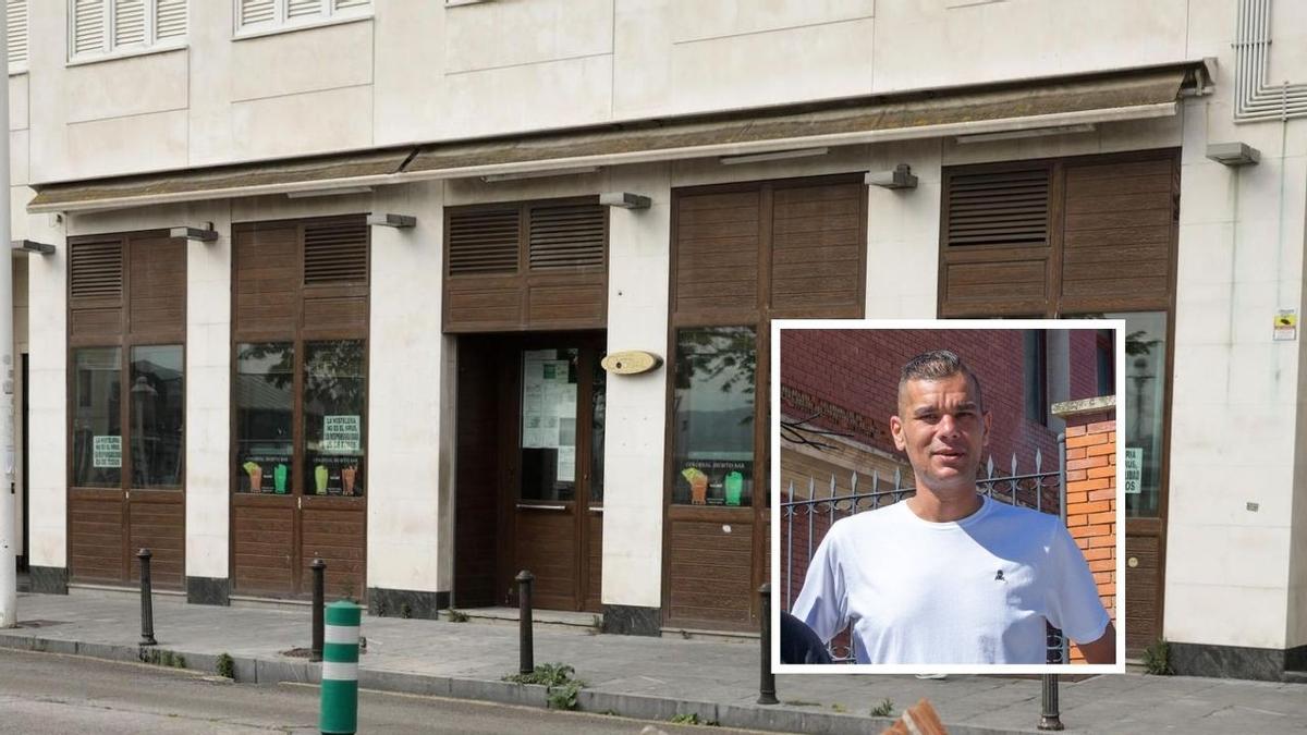 Eduardo Fanjul y, en grande, el antiguo pub Colonial