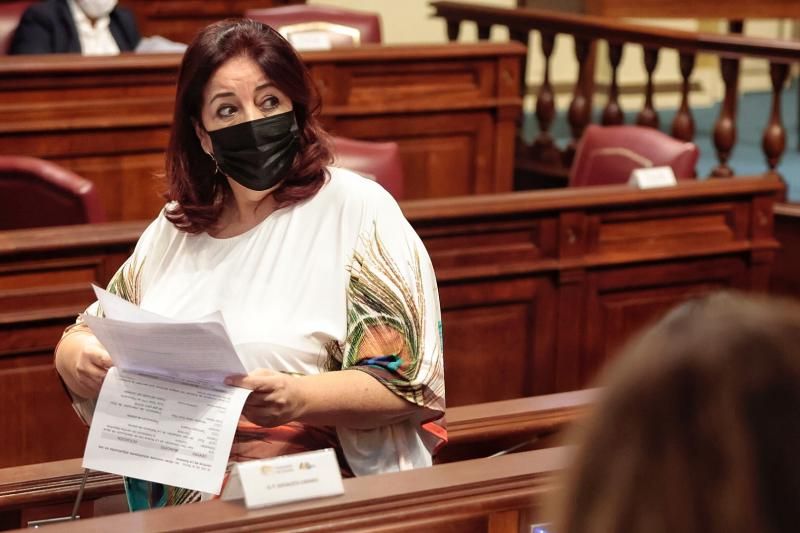 Pleno en el Parlamento de Canarias (13/10/21)