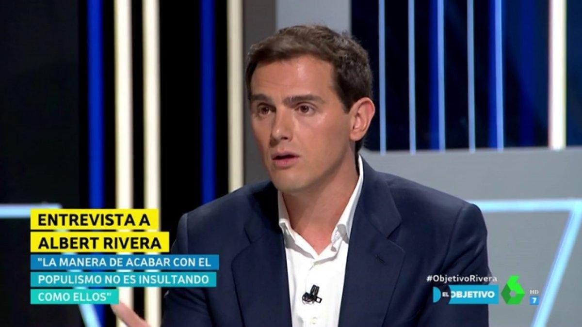 Albert Rivera en 'El objetivo'