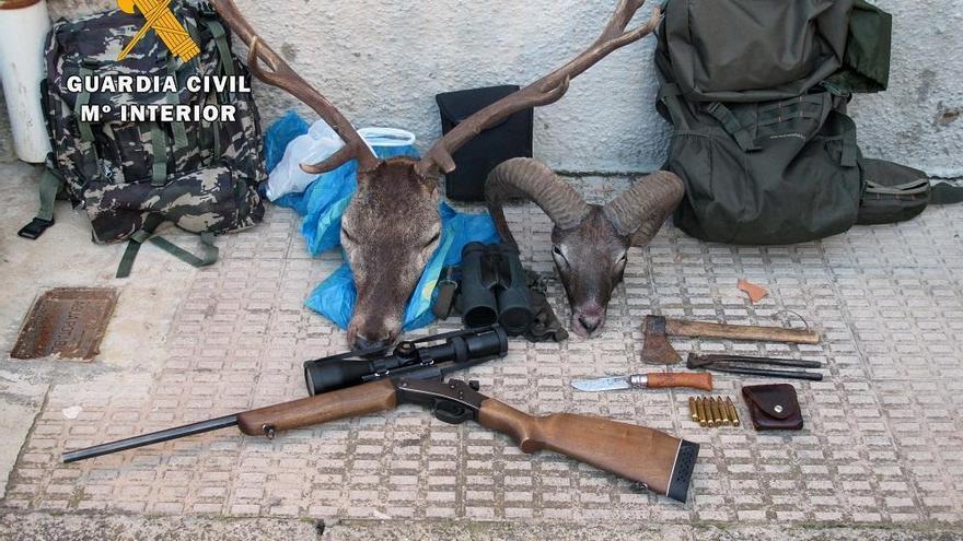La Guardia Civil finaliza la operación Sierra con más de 700 actuaciones en materia de caza