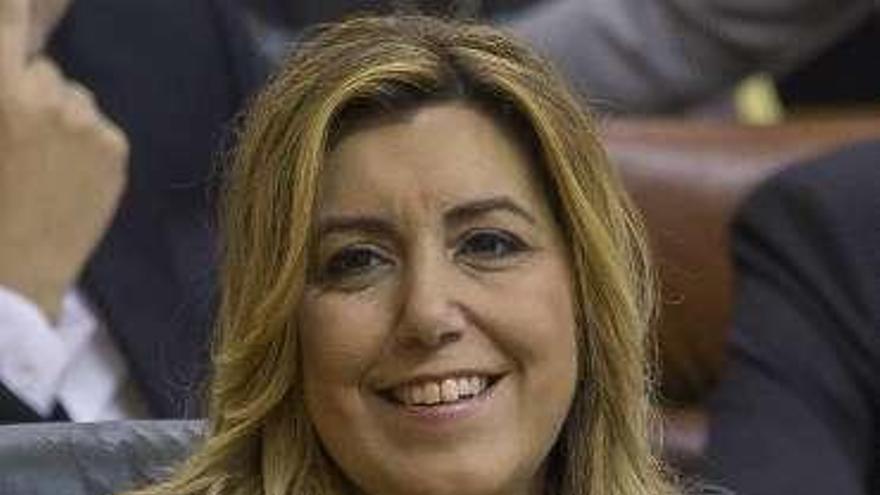 Susana Díaz, ayer. // J. Muñoz