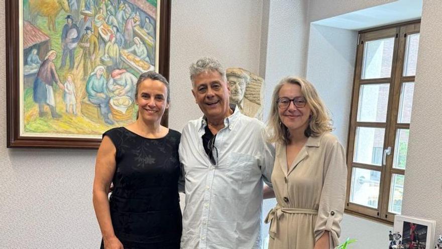 Recepción en Silleda al artista venezolano Armando Zullo