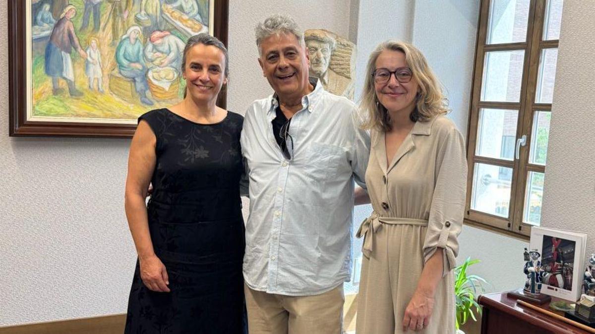 Recepción en Silleda al artista venezolano Armando Zullo