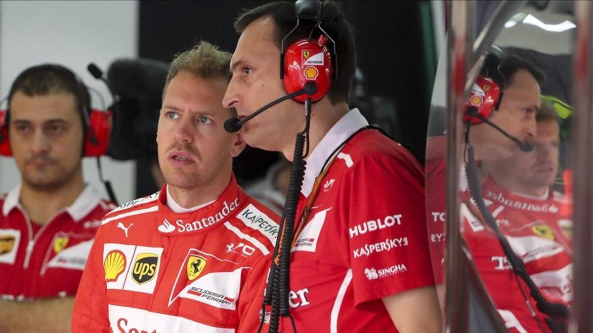 Vettel , tras el libre 2 en Sepang