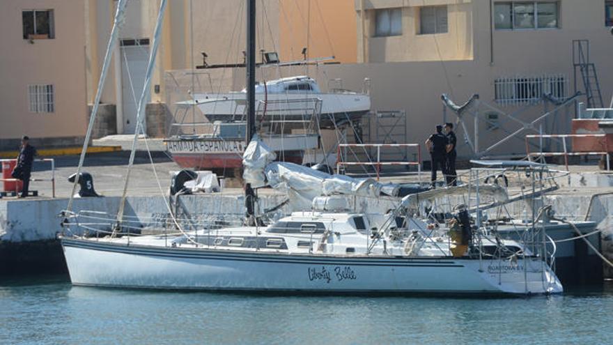 El velero &#039;Liberty Belle&#039;, en el Puerto de La Luz.