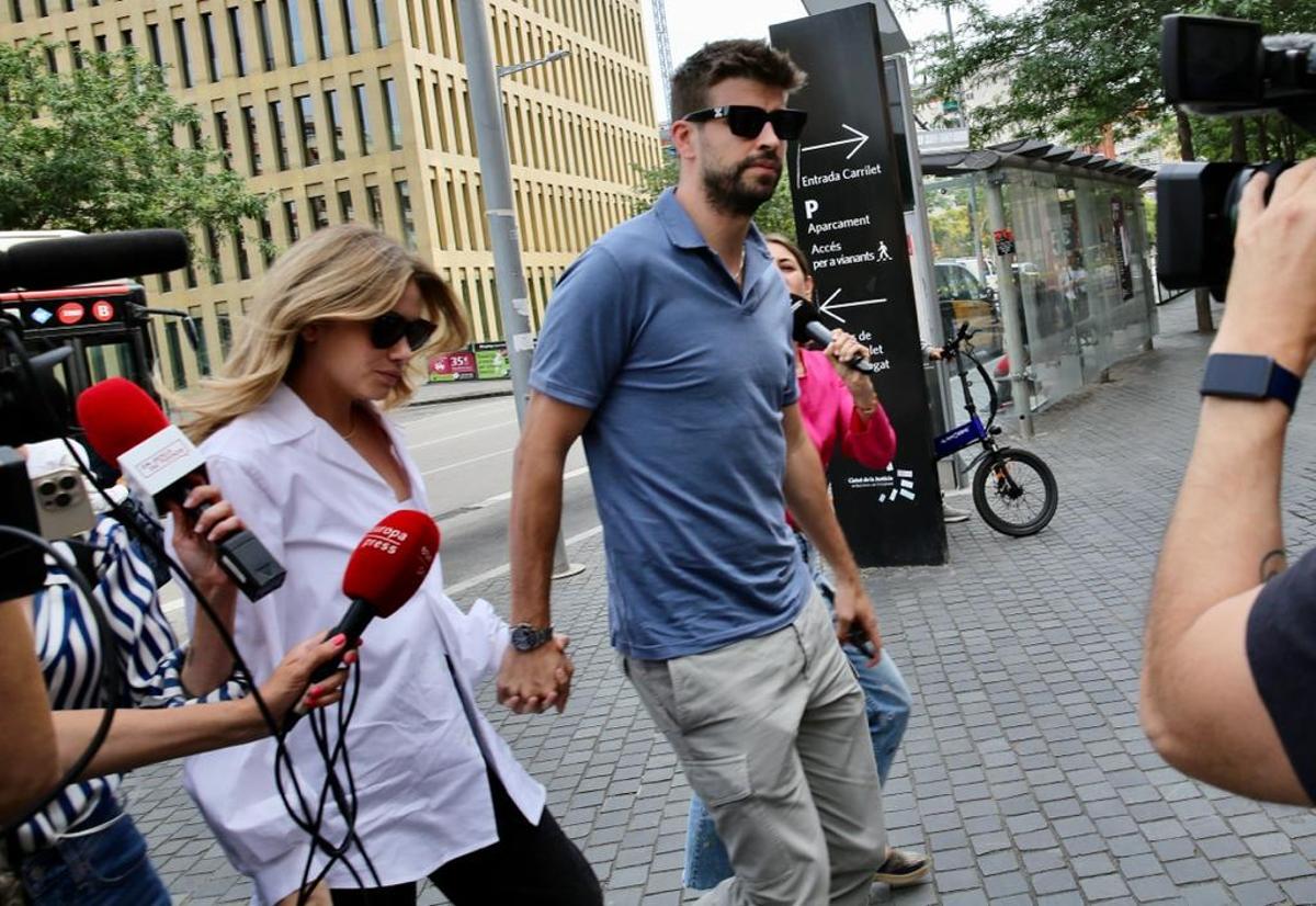 Gerard Piqué y Clara Chía, en los juzgados contra un paparazzi