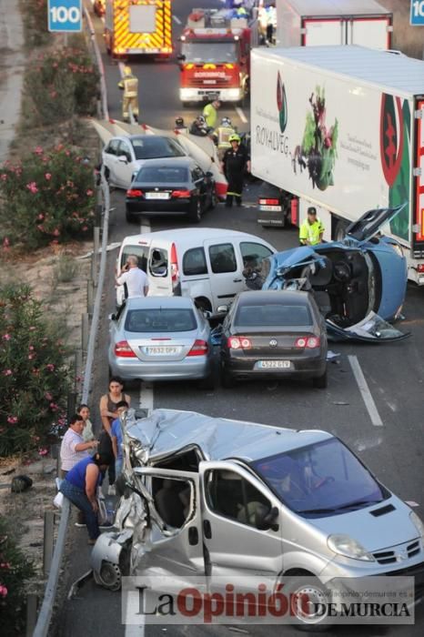 Grave accidente en Sangonera la Seca