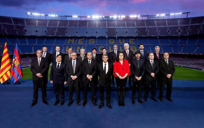 La junta directiva del Fútbol Club Barcelona.