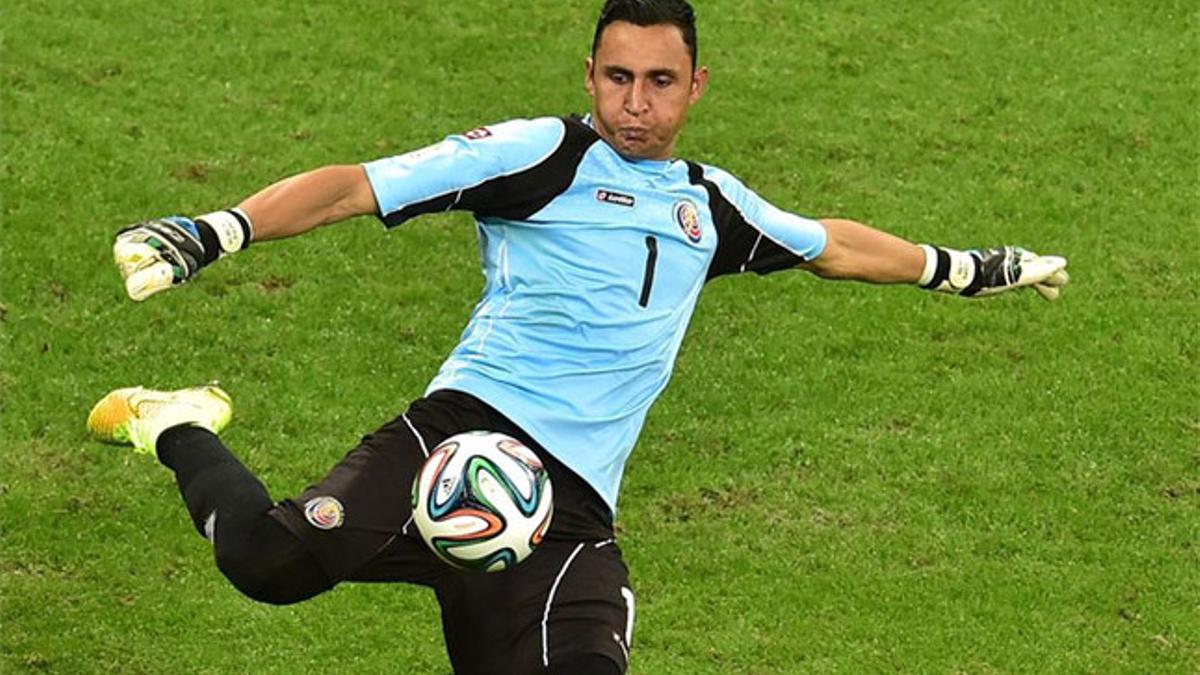 Keylor Navas, durante el pasado Mundial de Brasil.