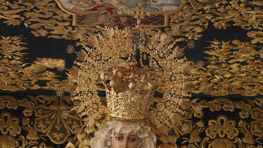 Una imagen de la virgen de Lágrimas y Favores.