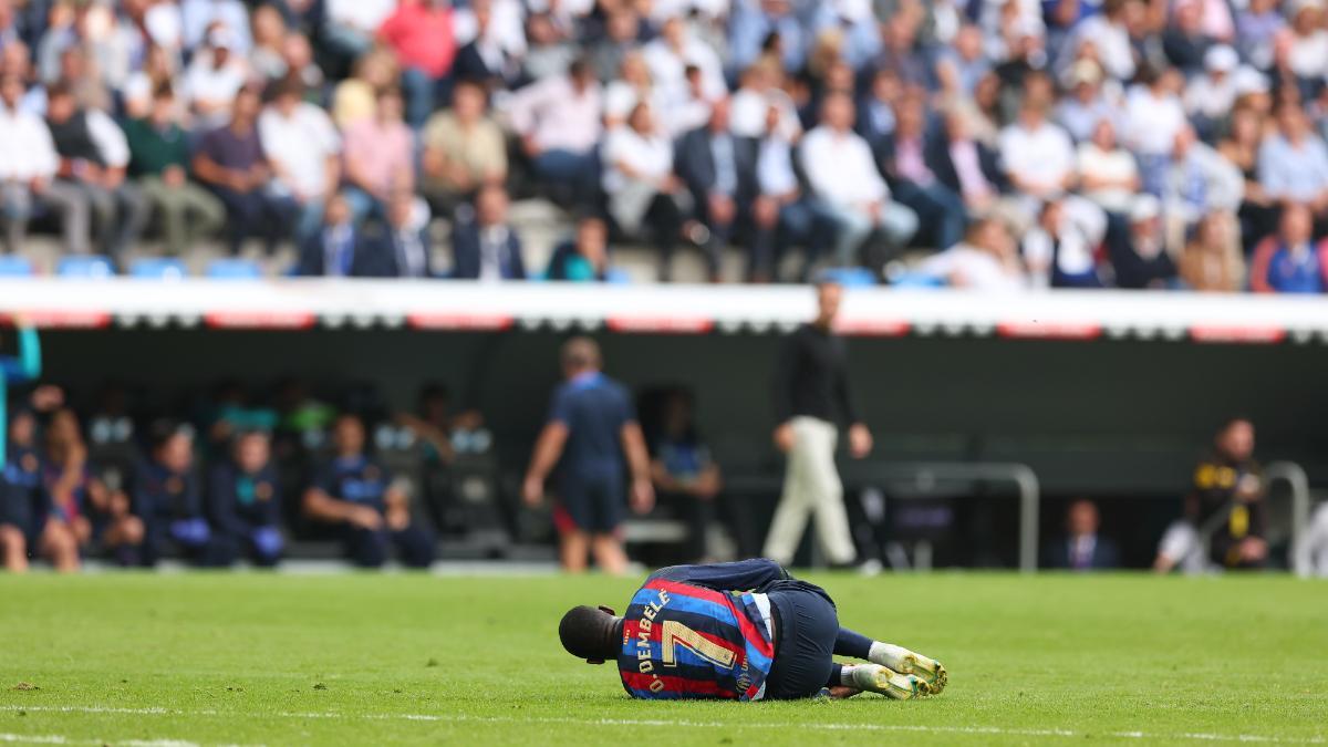 El paso de Dembélé por el Barça estuvo muy marcado por las lesiones