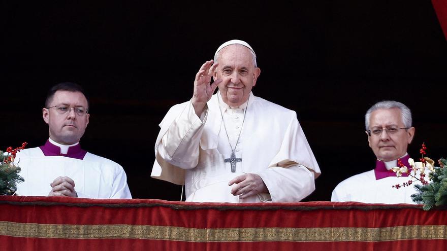 El Papa, en la bendición Urbi et Orbi.