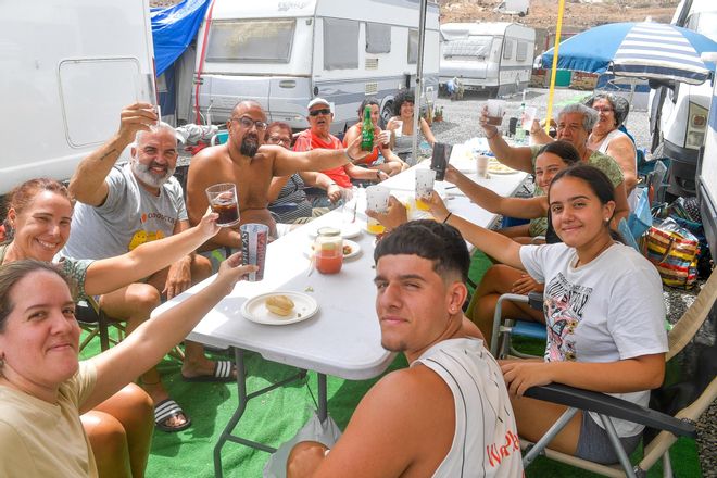 Zona de acampada de Salinetas