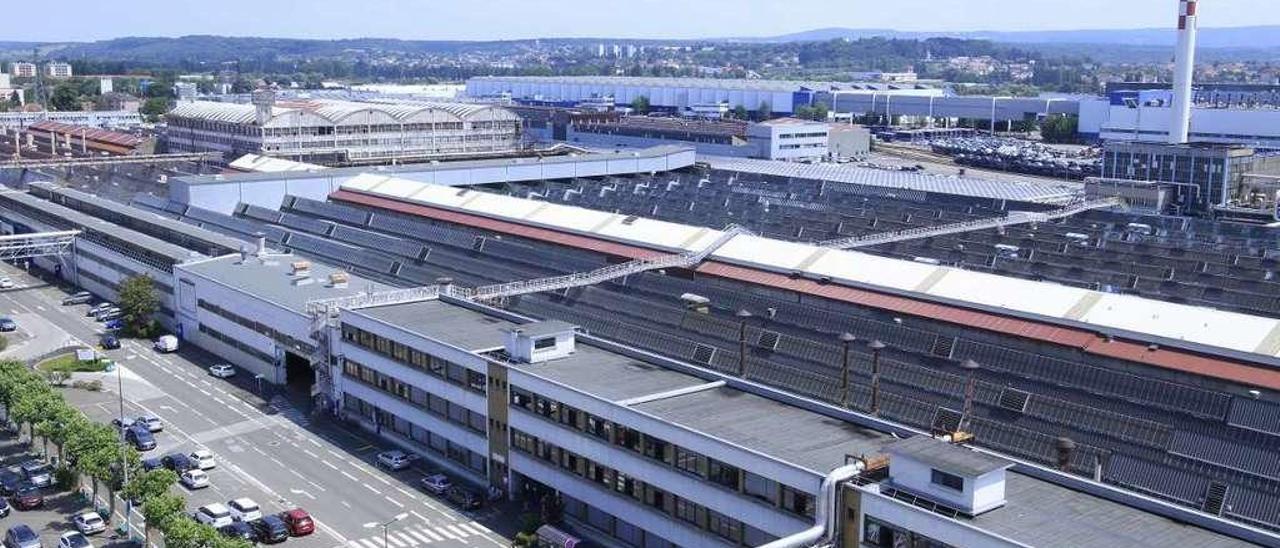 Panorámica de las instalaciones de la factoría de Sochaux. // Groupe PSA