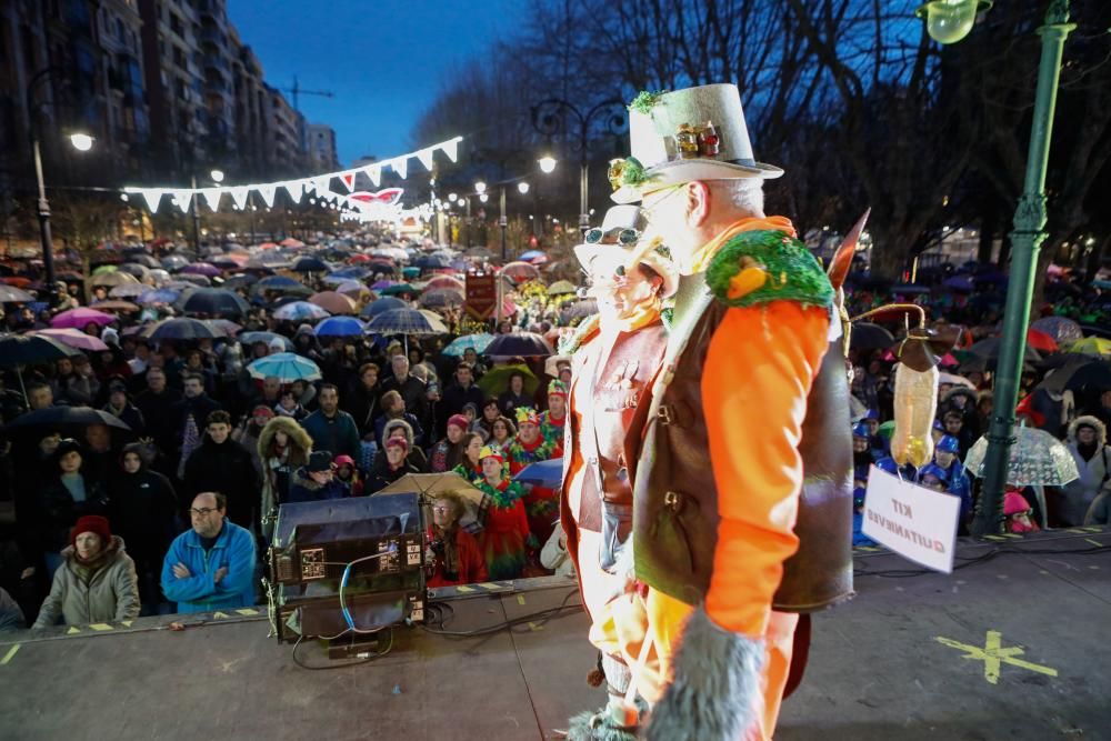 Carnaval en Gijón 2018: entrega de premios a los mejores disfraces.