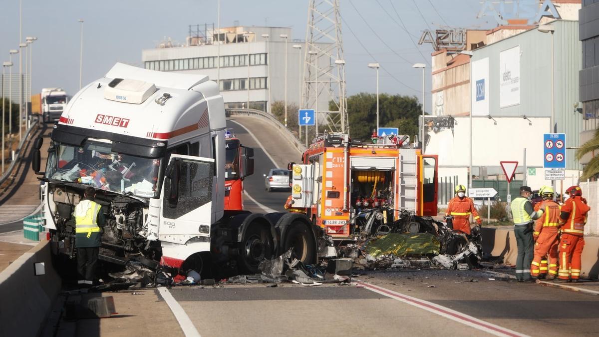 El fallecido en el accidente del Port de Sagunt tenía 33 años - Levante-EMV
