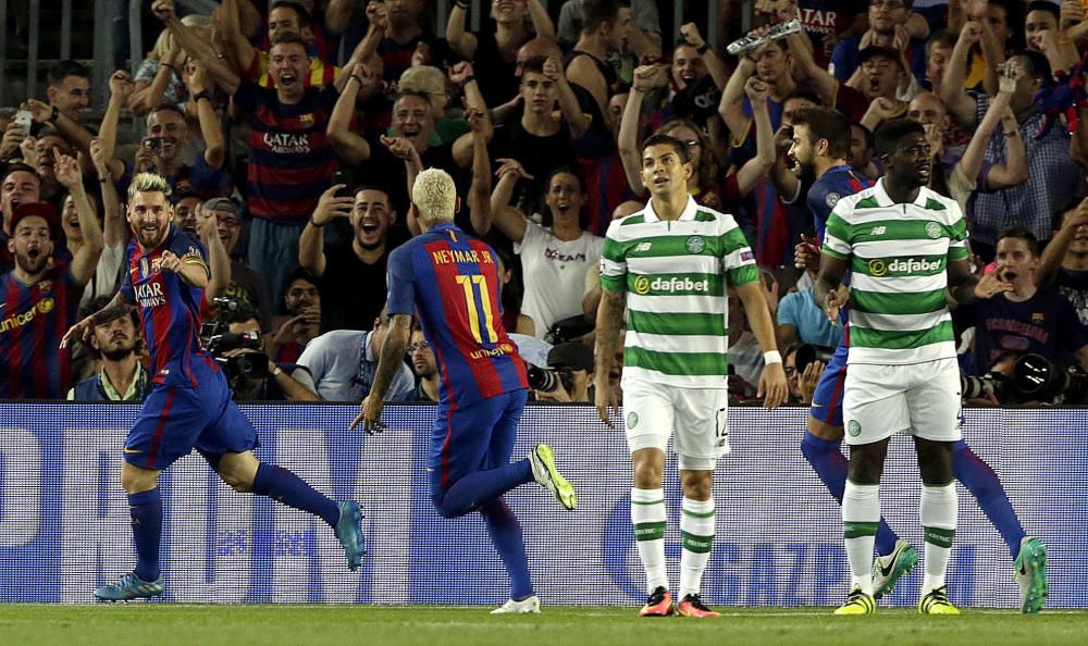 El Barça goleja el Celtic al Camp Nou