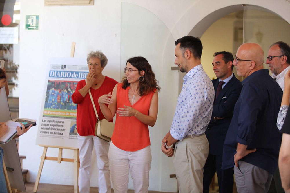 Inauguración de la muestra de Portada de Diario de Ibiza