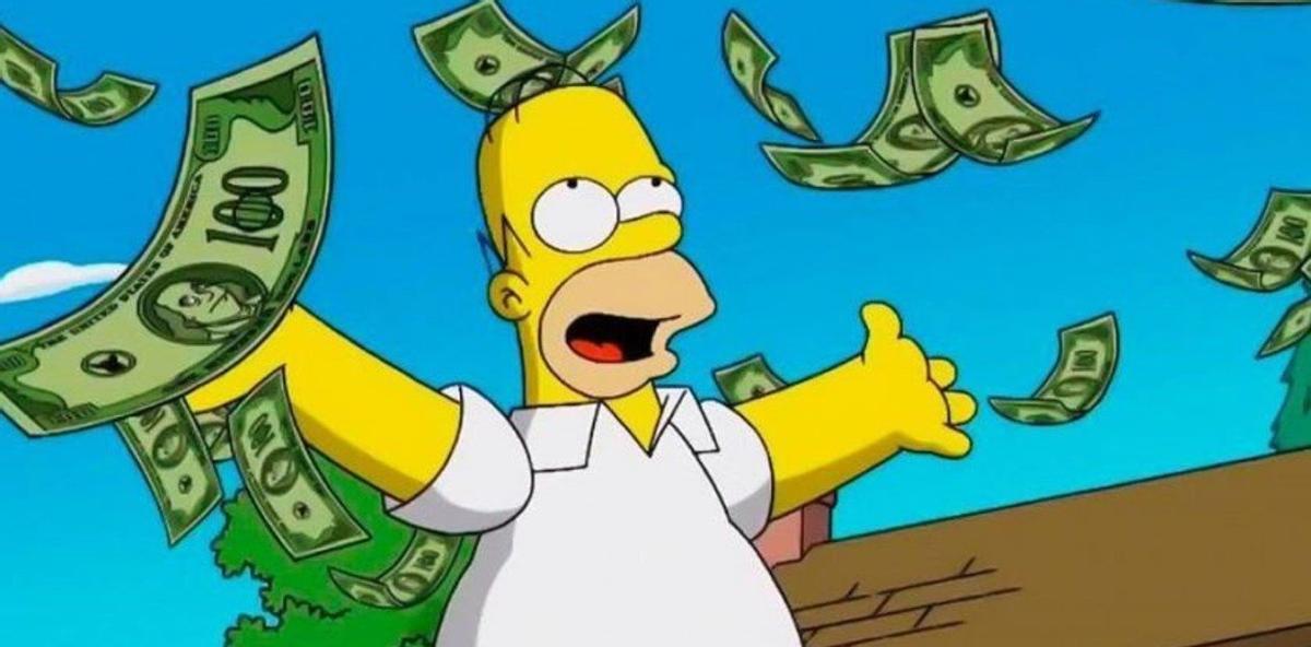 El sueldo por ver todos los capítulos de Los Simpson es de 6.804 dólares