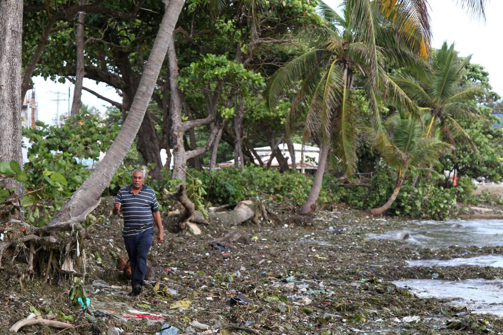 Devastación al paso del huracán Irma