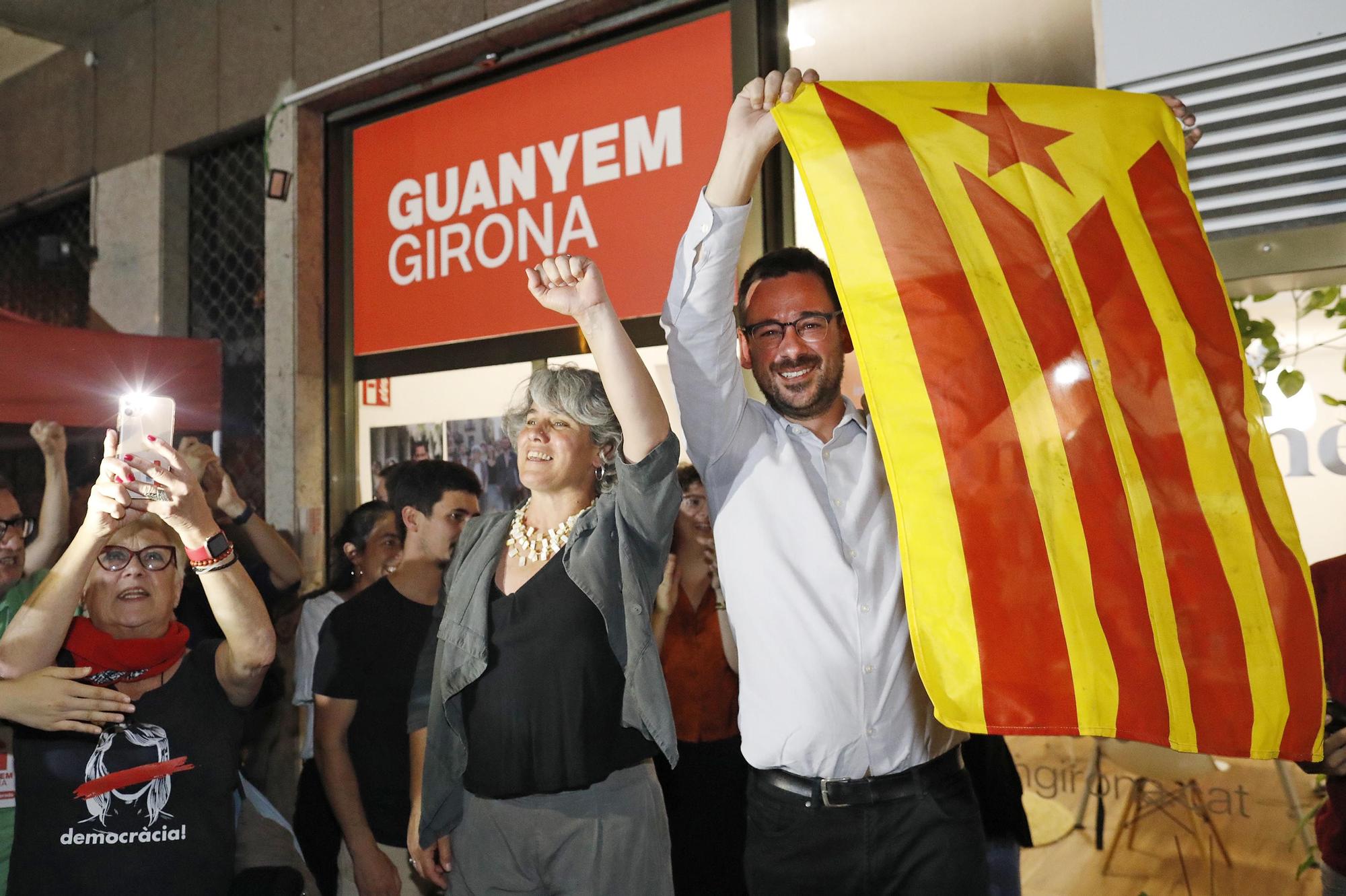 Guanyem Girona celebra els resultats a les eleccions municipals