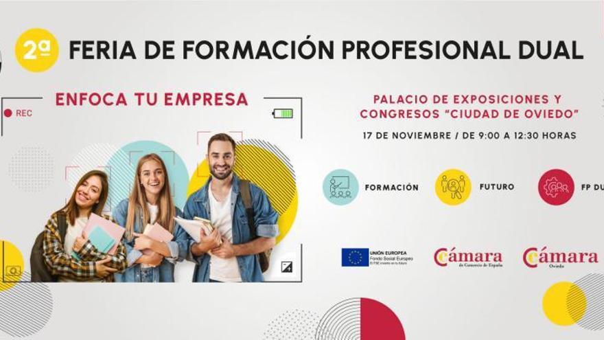 La II Feria de la FP Dual, el 17 de noviembre en el Palacio de Congresos de de Oviedo