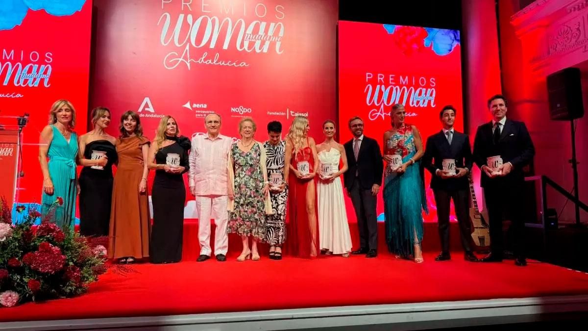 Los premiados de los Premios Woman Andalucía.