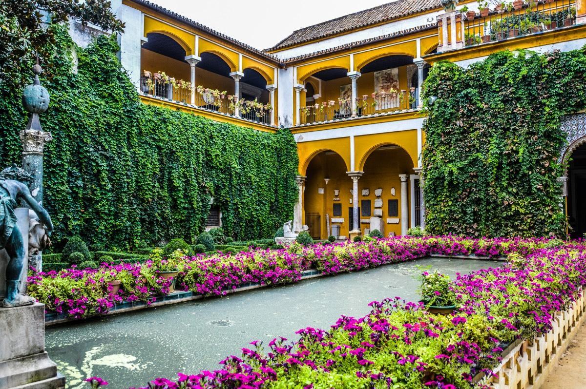 Los jardines coloridos de la Casa Pilatos