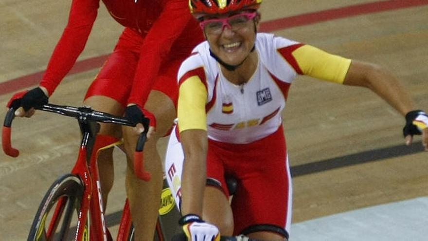 Leire Olaberria, al ganar el bronce en los JJOO de Pekín