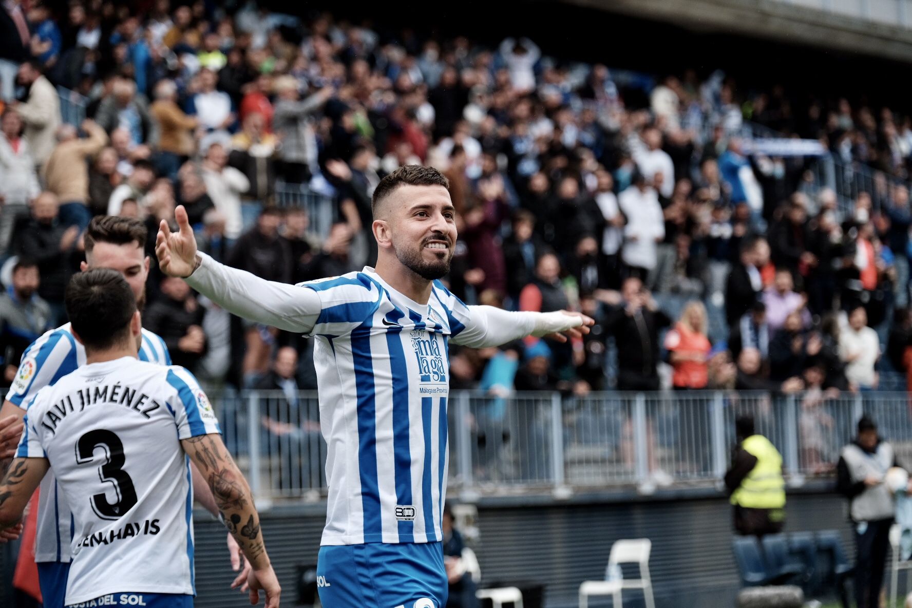 Las imágenes del Málaga CF - SD Éibar en La Rosaleda