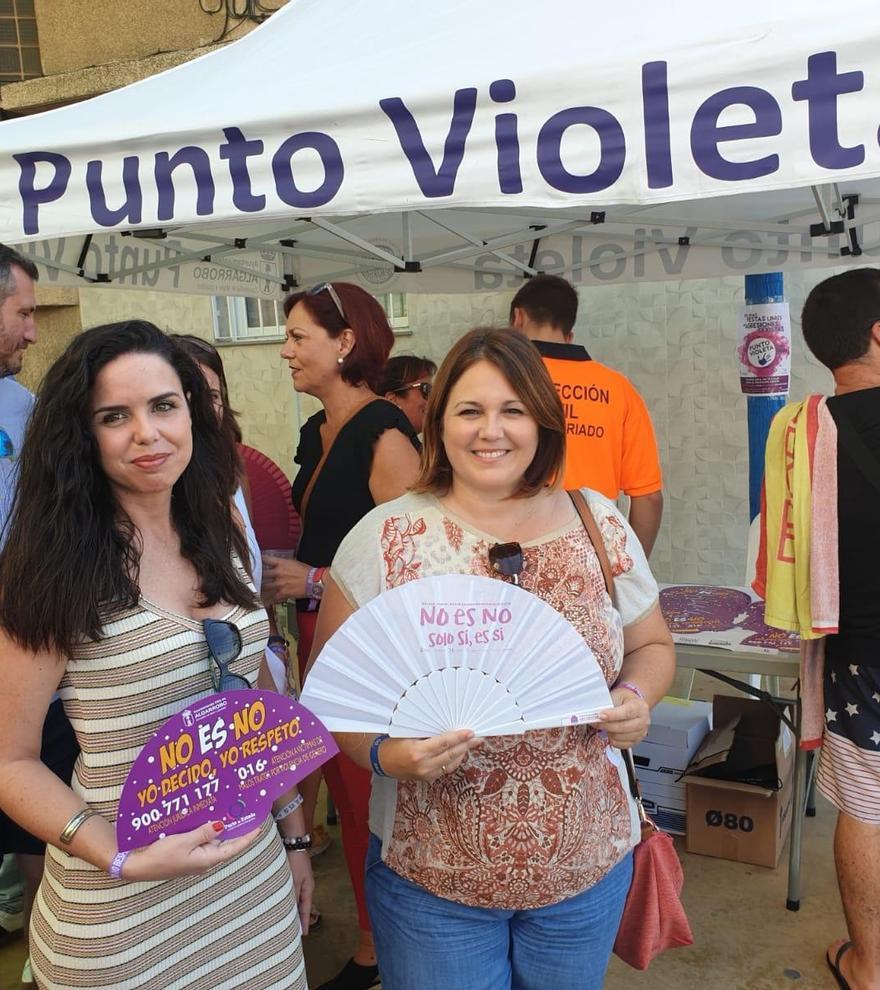 La Diputación lleva los &#039;Puntos Violeta&#039; a fiestas de municipios para prevenir la violencia de género