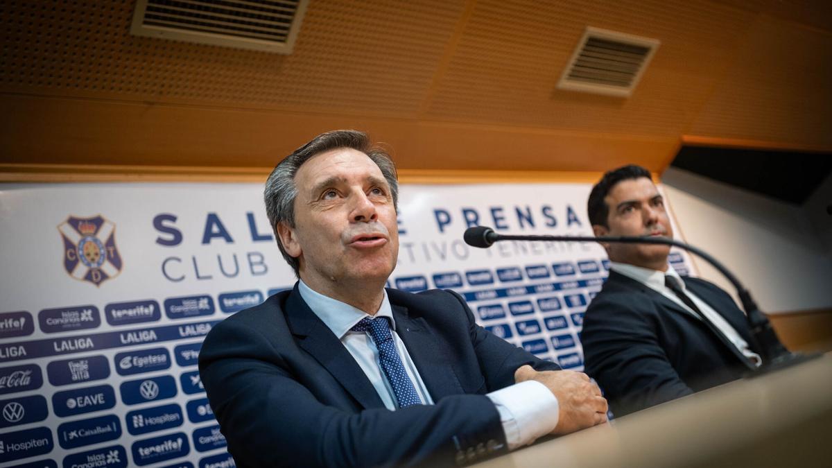 Rayco García informa de novedades en el CD Tenerife