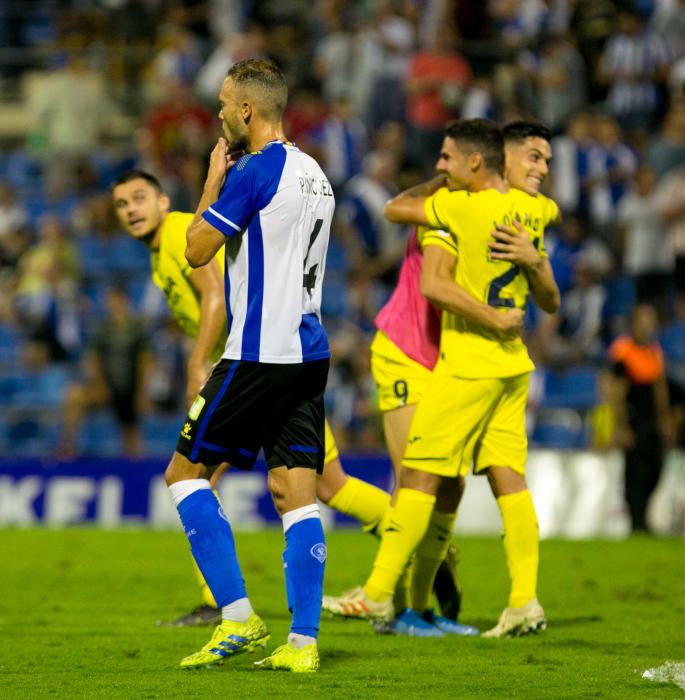 El Hércules genera dudas en su puesta de largo en el Rico Pérez al verse superado por el Villarreal B