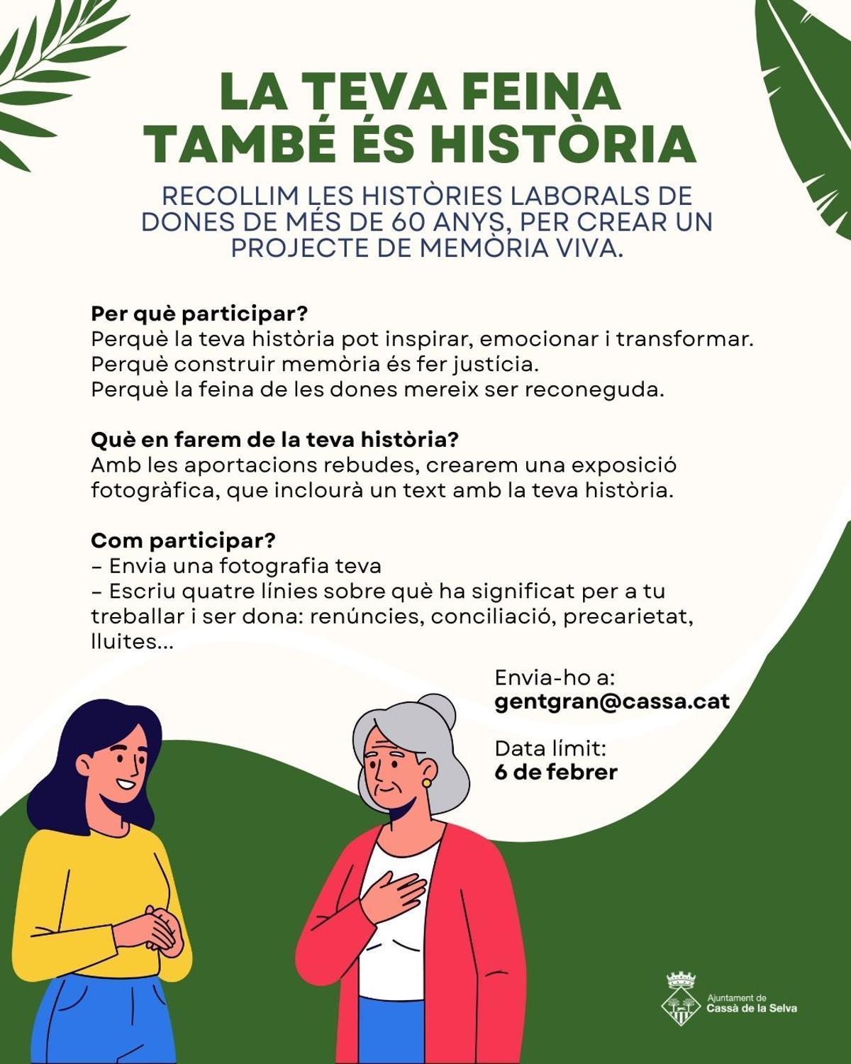 El cartell explicatiu de l'Ajuntament.