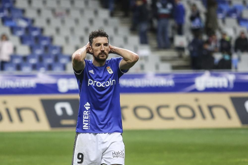 El partido entre el Real Oviedo y el Alcorcón, en imágenes