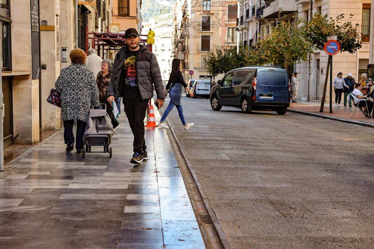 La calle Sant Llorenç, en una imagen de archivo