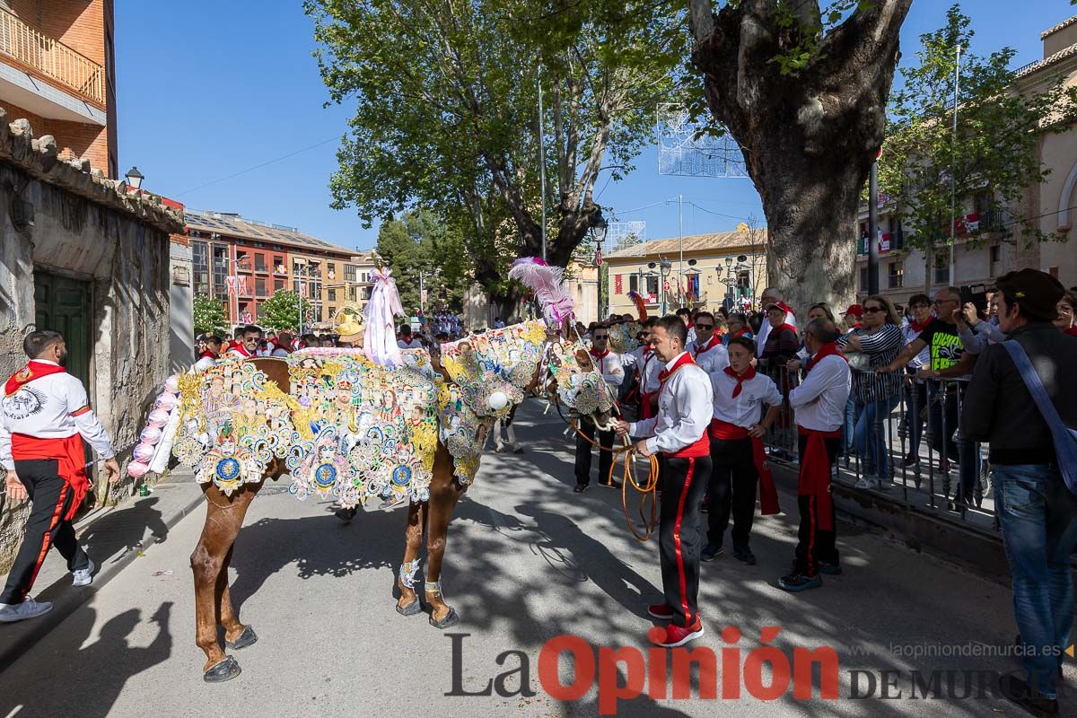 Recorrido Caballos del Vino día dos de mayo en Caravaca