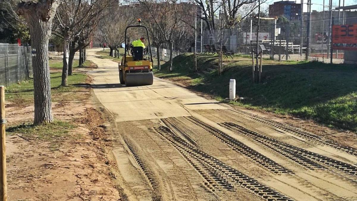 Finalitzen els treballs de manteniment del circuit de ‘running’ del Congost