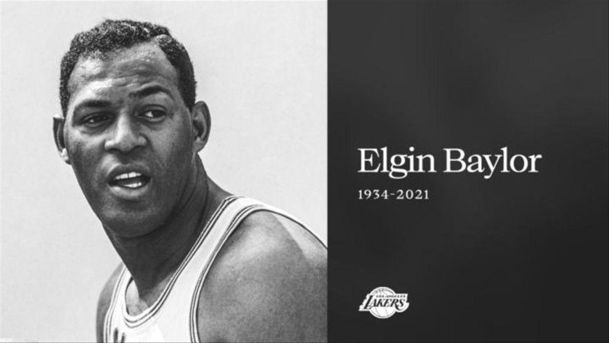 Muere la leyenda de los Lakers Elgin Baylor