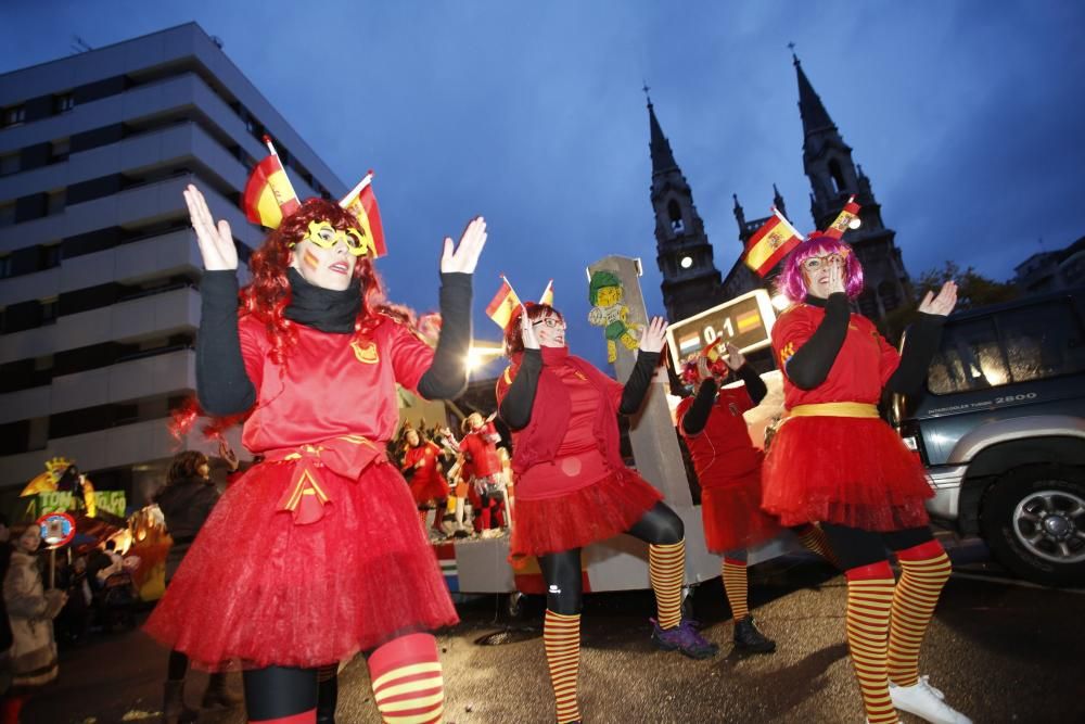 Desfile del martes de Carnaval en el Antroxu de Avilés