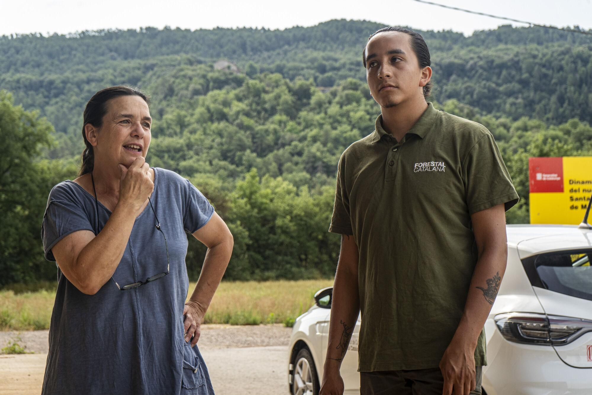 Ambine un dissabte a la Riera de Merlès, en imatges