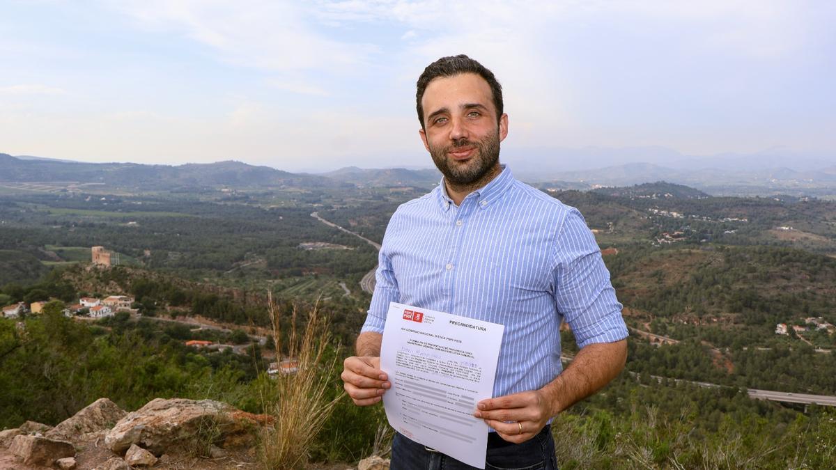 Darío Moreno, en uno de los espacios naturales de Morvedre.